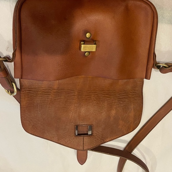Brown leather handbag/crossbody - Picture 6 of 6